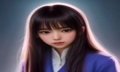 年轻女生在咖啡馆内用手机拍摄快猫视频，暖光环境下记录下午茶美食探店的惬意生活瞬间